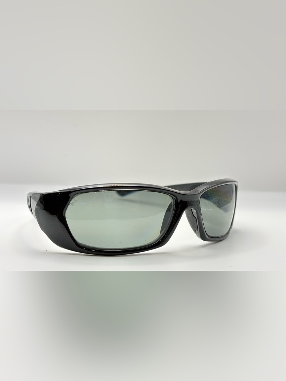 3M Jet Black Oval Sunglasses Frames Only